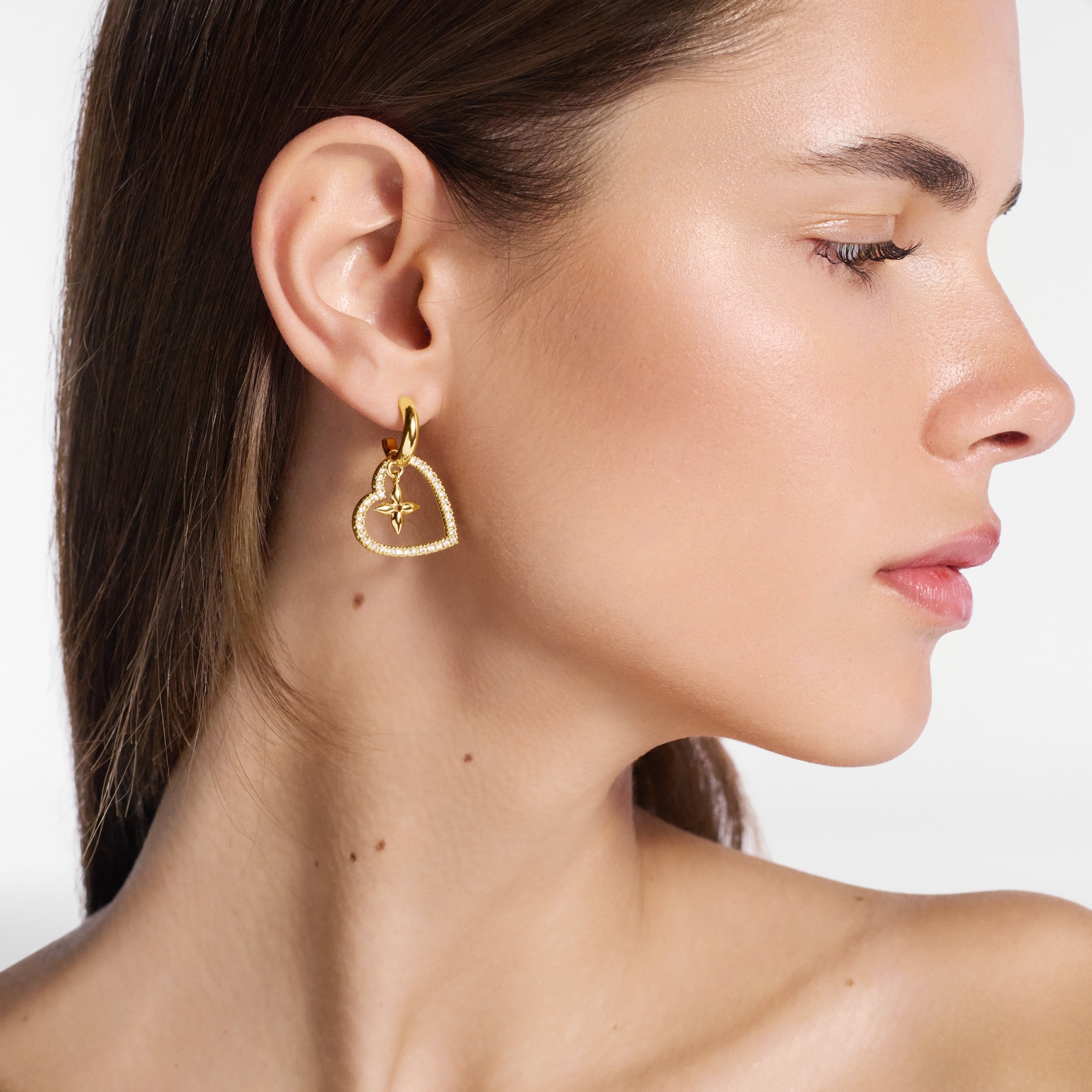 My LV Heart Earrings . - Luxury Fashion Jewellery - M02308